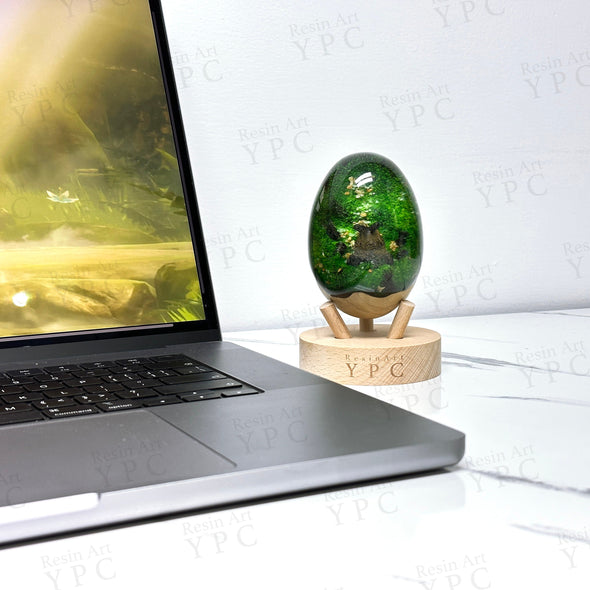 Decayed Guardian in the Forest - Inspired by the popular video game, Handcrafted Resin Wood Eggs - LoZ Gift Idea