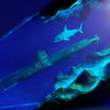 NEW - Deep Sea Adventures: Submarine Shark Night Light, Resin Wood Lamp, Gifts for military fans Gift for men, boyfriend, USS Nautilus