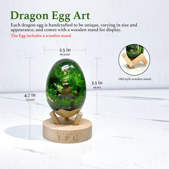 Decayed Guardian in the Forest - Inspired by the popular video game, Handcrafted Resin Wood Eggs - LoZ Gift Idea